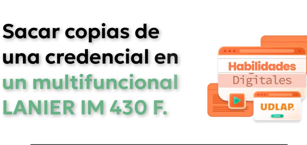 IM 430 F – Sacar Copia a Credencial