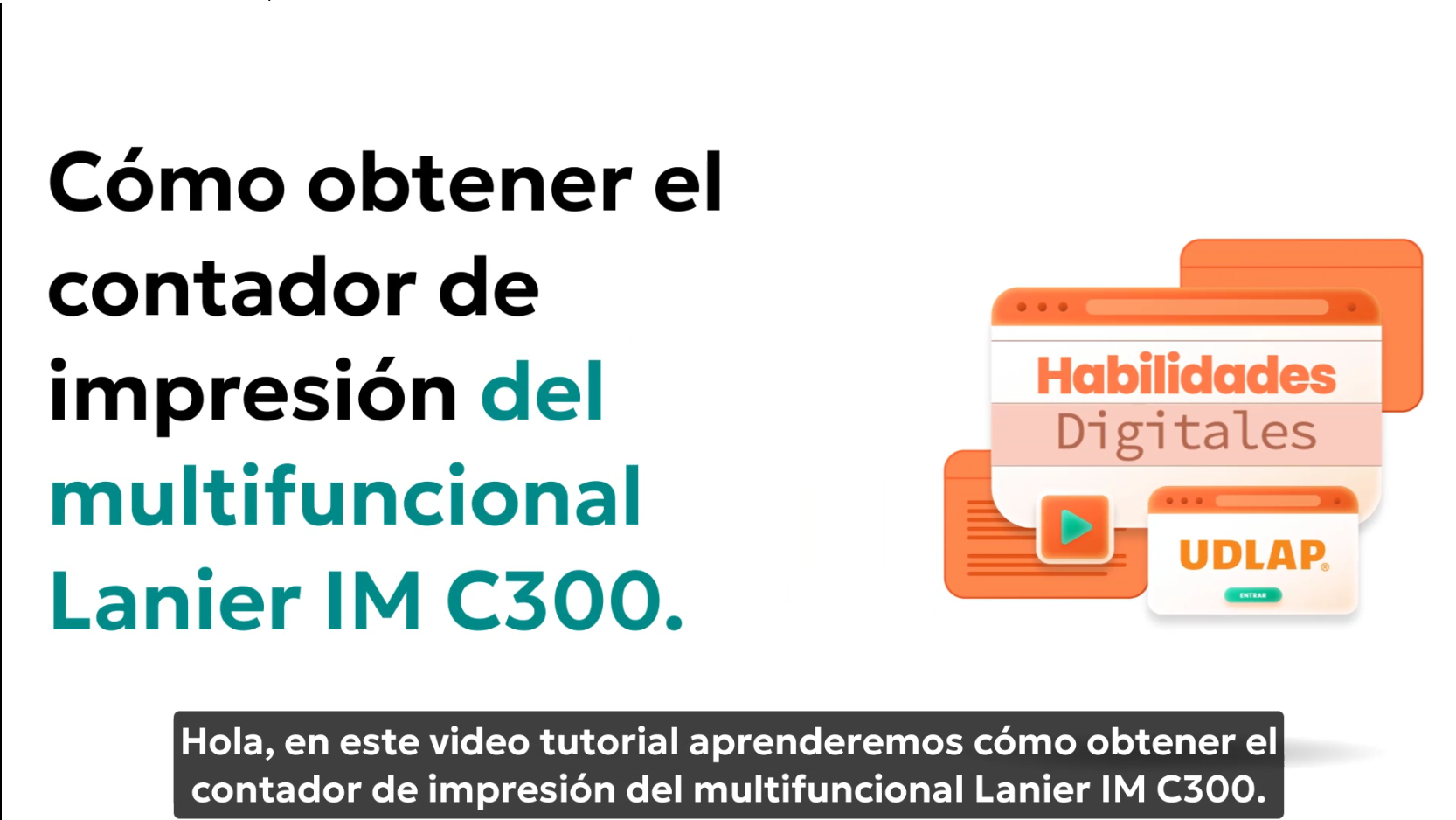 IM C300 u2013 Obtener Contador